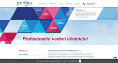 Desktop Screenshot of porfina.cz